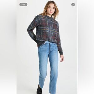 Re/Done 90s Oversized Crewneck Sweater